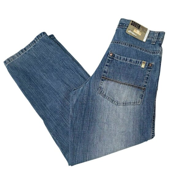Y2K Southpole Denim Jeans Mens 30 Grunge Baggy Skater Pants Wide Leg 32x30 VTG - Picture 14 of 14